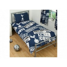 Tottenham Hotspur Patch Single Duvet And Pillow Set - Multicoloured - One Size