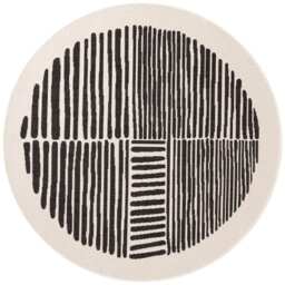 Ted Baker Bounds Flatweave Reversible Indoor Outdoor Round Rug Abstract
