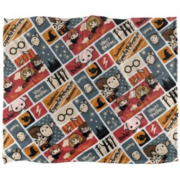 Harry Potter Chibi Characters Blanket - Multicoloured - One Size