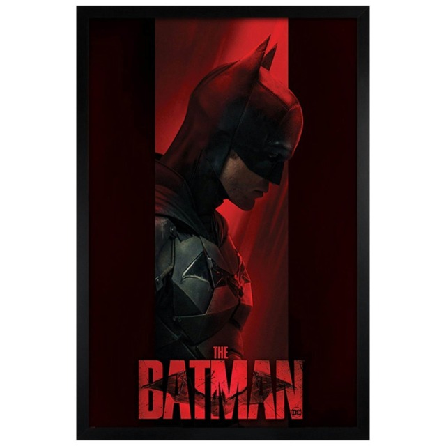 Black Wooden Framed The Batman (Out of the Shadows) Maxi Poster Multi