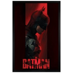 Black Wooden Framed The Batman (Out of the Shadows) Maxi Poster Multi