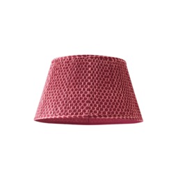 ValueLights Malina Large Double Pink Pleated Taper Shade and Bulb