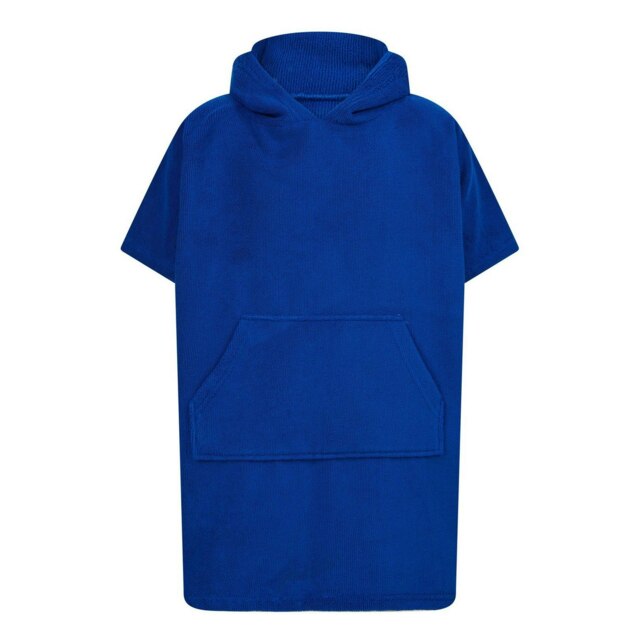 Towel City Childrens/Kids Poncho - Royal Blue - 3-5 Years Blue
