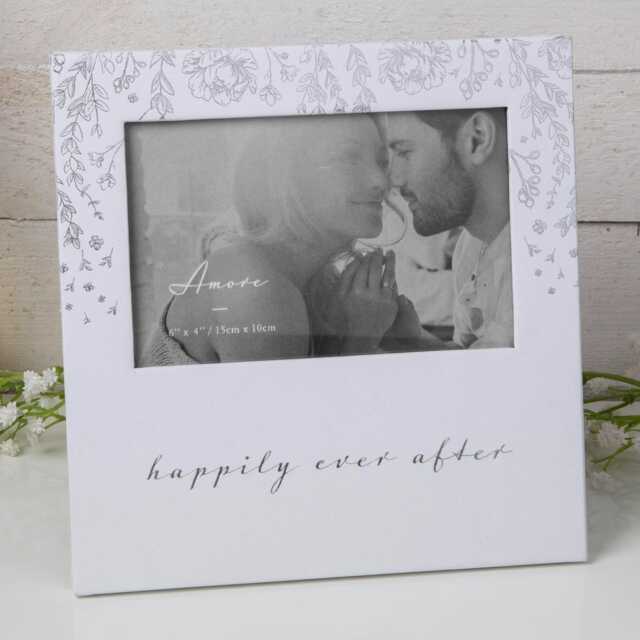 Amore Paperwrap Photo Frame 6x4 - Happily Ever After AM115HE Multi One Size