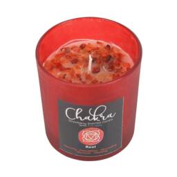 Something Different Strawberry Root Chakra Scented Candle - Red - One Size
