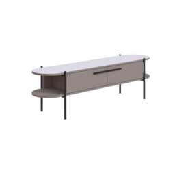Decortie Otis TV Stand 160x46.2x35.6cm Mocha Grey