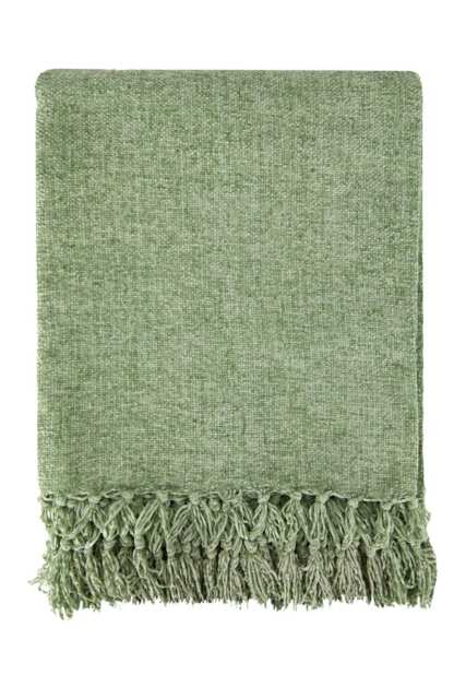 Darcy Tassel Meadow Green Blanket/Throw Green Green 150x200cm