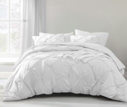 Intimates Angelica Duvet Cover & Pillowcase Set White White King