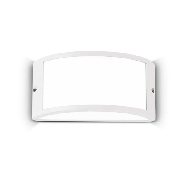 Rex 1 Light Outdoor Wall Light White IP44, E27