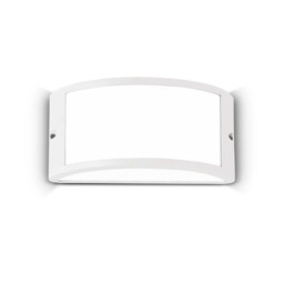 Rex 1 Light Outdoor Wall Light White IP44, E27