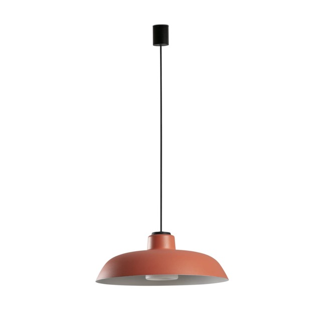 Saga Outdoor Pendant Ceiling Light Orange E27 IP65