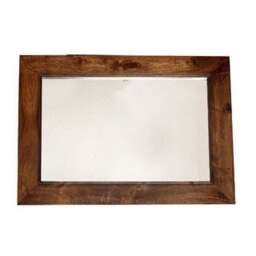 Maxen Dark Mango Solid Wood Frame Mirror