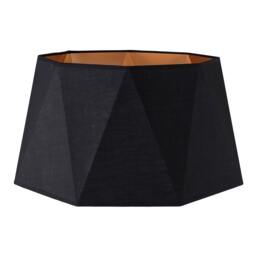ValueLights Toke Black and Copper Geometric Floor Shade