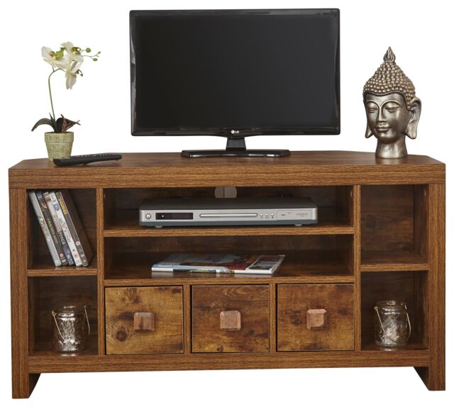 Jakarta Corner TV Unit Brown Mango