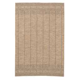 KUKOON Kai Hardwearing Washable Jute-Effect Rug – Natural Earthy Brown Area Mat 60cm x 240cm