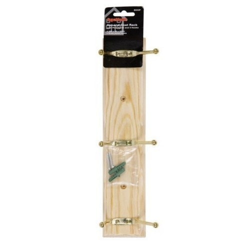 SupaHome Coat Hook - Natural - 12mm x 290mm x 65mm