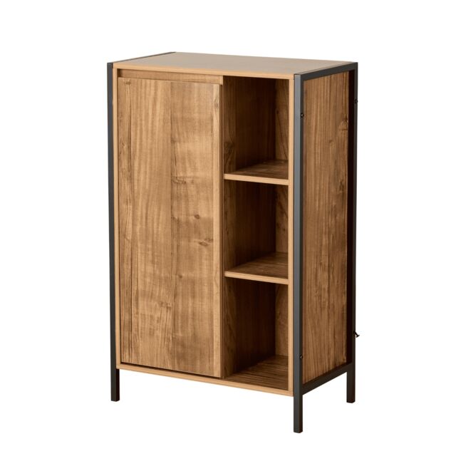 Locastra Bathroom Cabinet Storage Organiser With 1 Door And Shelves