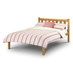 "Pine Low Foot End Shaker Style Bed Frame - Double 4ft 6"" (135cm)"