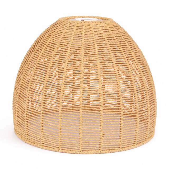 Emitto Ceiling Light Shade Pendant Woven Lampshade Natural Lightshade Easy Fit