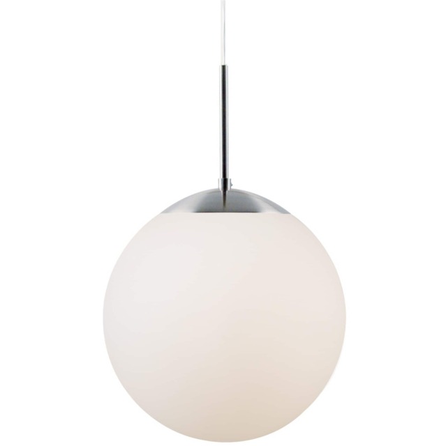Nordlux Cafe Indoor Pendant Light White Glass E27 Hand Blown Glass - Mains Powered, IP20 White