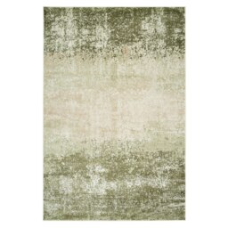 KUKOON Earthy Green Distressed Effect Living Room Area Rug 120cm x 170cm