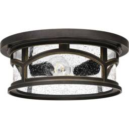 Marblehead 2 Light Flush Mount - Palladian Bronze Finish, E27