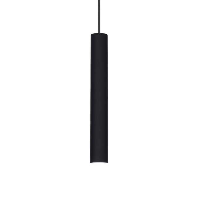 Tube LED 1 Light Slim Ceiling Pendant Black