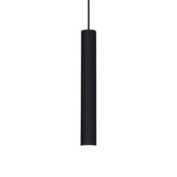 Tube LED 1 Light Slim Ceiling Pendant Black