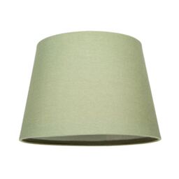 Traditional 8 Inch Olive Green Linen Drum Table/Pendant Lamp Shade 40w Maximum Green Olive Green 1