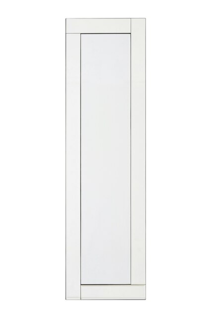 Milania Floorstanding Black Velvet Mirror Clear