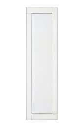 Milania Floorstanding Black Velvet Mirror Clear