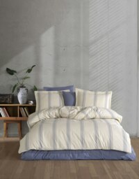 Natural Collection Cotton 6 Piece Duvet Cover Set (Double Size)