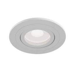 Atom Recessed Downlight White, 1 Light, GU10