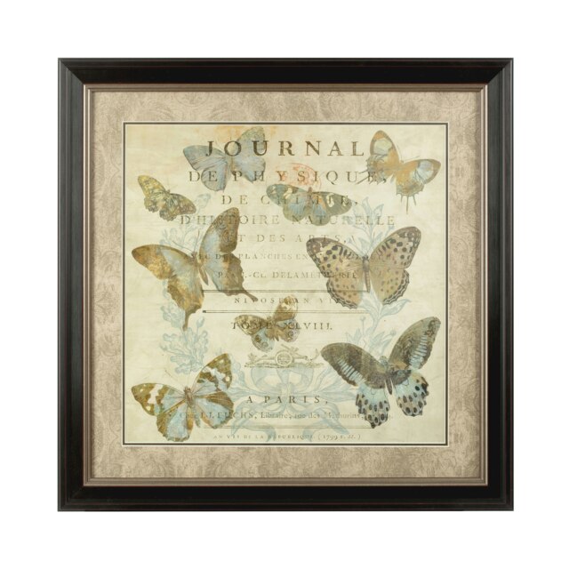 Framed Butterfly Wall Art Multi