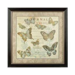 Framed Butterfly Wall Art Multi