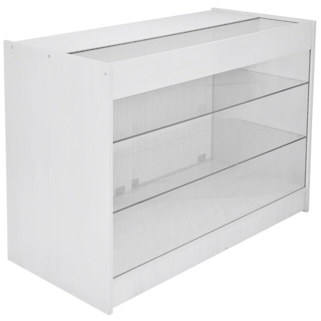 K1200 Retail Product Display Cabinet - Brilliant White White