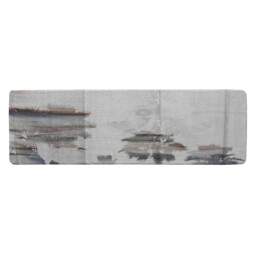 Silver Palm Runner Rug Multi