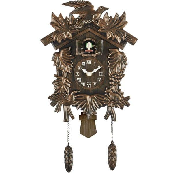 Acctim Hamburg Antique Bronze Clock Brown