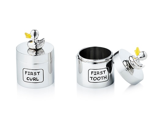 Set of Duck First Tooth and Curl Boxes