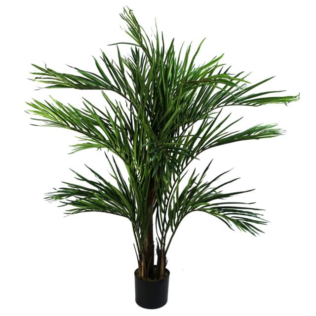 Areca Palm Artificial Tree 130cm - Realistic plant by Botanik Green 4ft