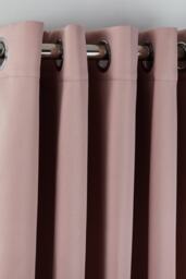 Woven Thermal Blackout Eyelet Curtains Pink 168cm x 183cm Pink Pink