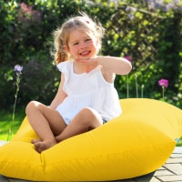 rucomfy Indoor Or Outdoor Water Resistant Floor Cushion Lounge Pillow