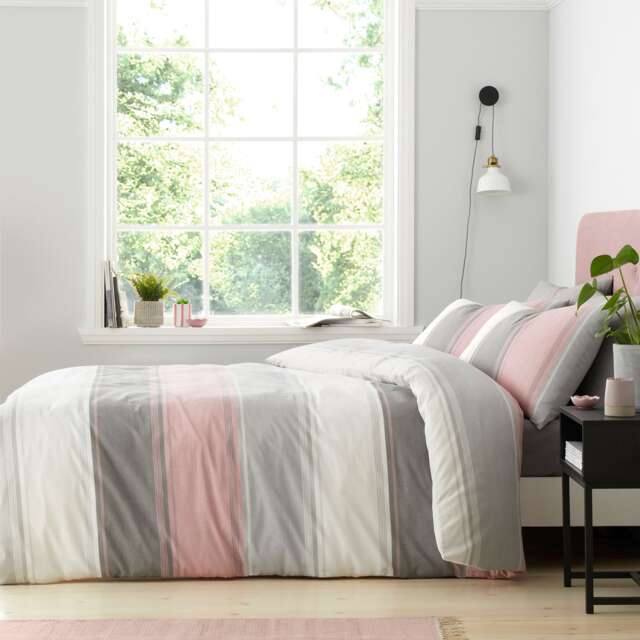 Fusion Betley Duvet Cover Set Blush