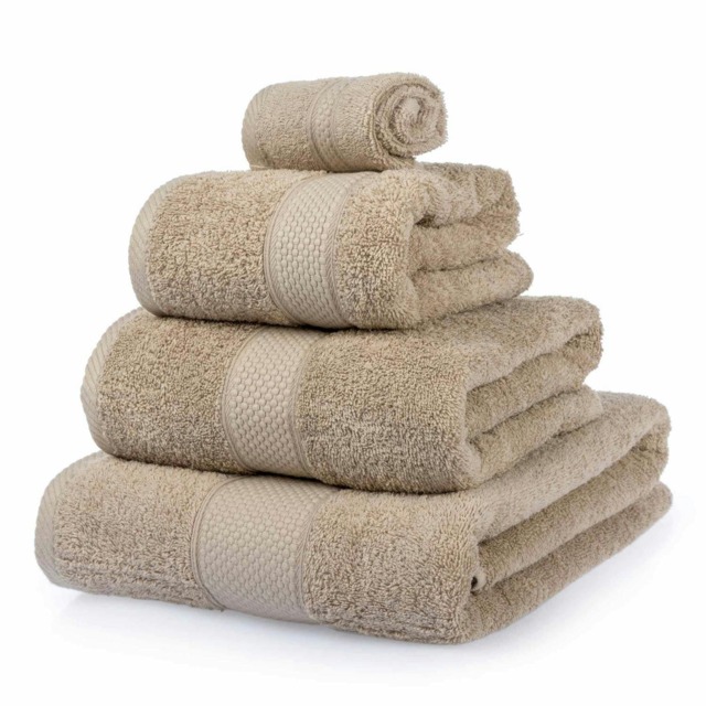 Homescapes Turkish Cotton Stone Bath Towel Set