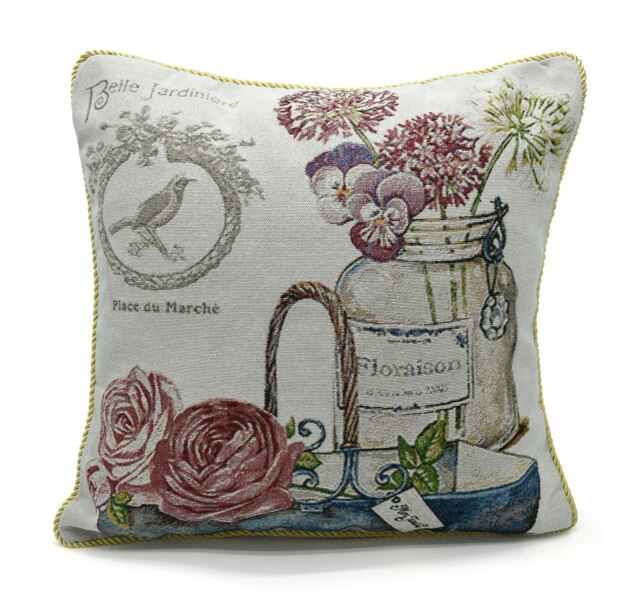 Tapestry Filled Scatter Cushion - 43cm x 43cm Multi Jardine