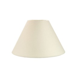 "Traditional 8"" Cream Cotton Coolie Lampshade Suitable for Table Lamp or Pendant Cream Cream 1"