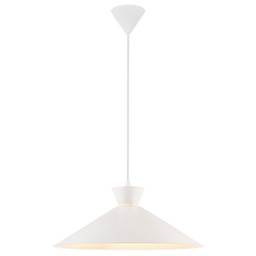 Nordlux Dial Indoor Pendant Light White Metal E27 Retro - Mains Powered, IP20