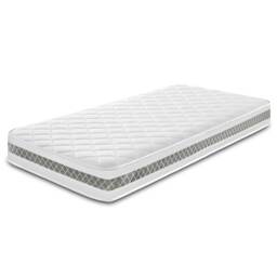 Diamond 3D Memory Foam and Spring Hybrid Mattress Breathable CoolTouch Surface White Single