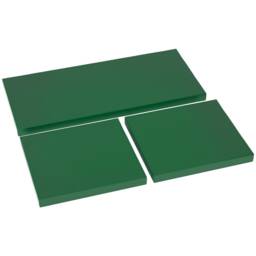 Outsunny 3PCs Rattan Garden Seat Cushions Pads for Patio Furniture Green Green Green 3