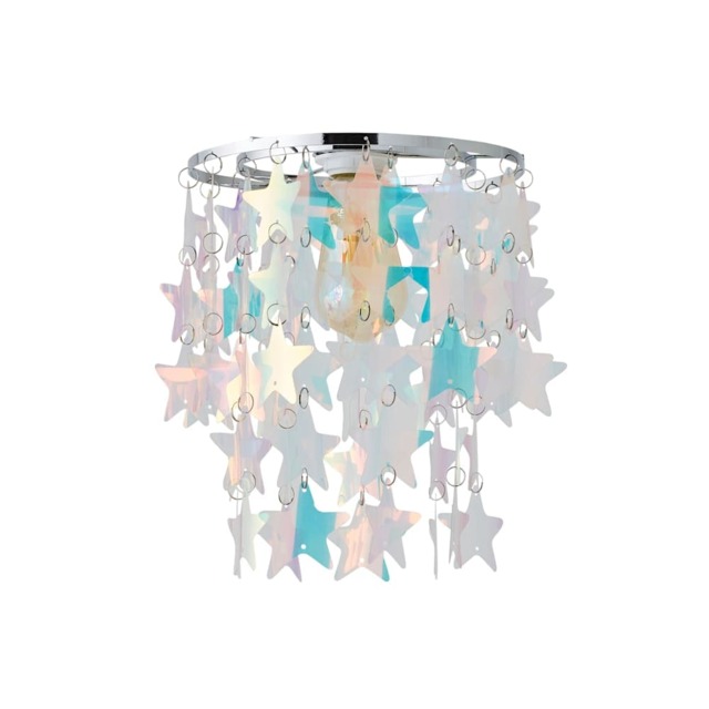 ValueLights Orla Irridescent Stars Ceiling Shade